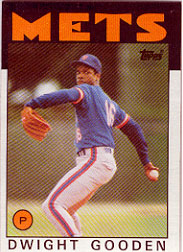 1986 Topps Baseball Cards      250     Dwight Gooden